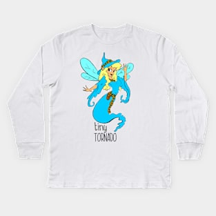 Tiny Tornado Kids Long Sleeve T-Shirt